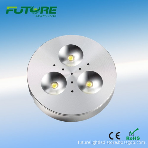 factory cheap price 3w high power led puck kitchen cabinet light
